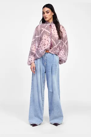 Dixie Jeans larges avec plis frontaux