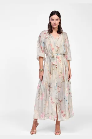 Dixie Robe longue à imprimé floral