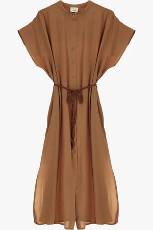 Dixie Robe mi-longue avec boutonnage et cordon