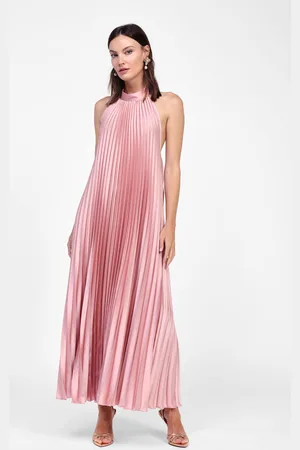 Dixie Robe longue plissée sans manches