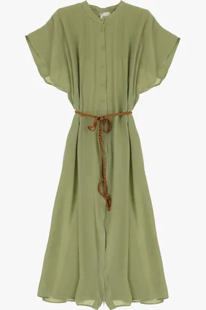Dixie Robe mi-longue avec boutonnage et cordon