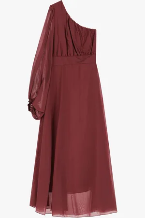 Dixie Robe longue à manche asymétrique