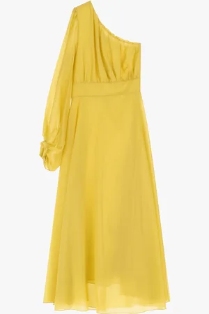 Dixie Robe longue à manche asymétrique