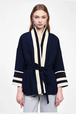 Dixie Cape rayée avec ceinture