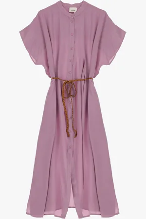 Dixie Robe mi-longue avec boutonnage et cordon