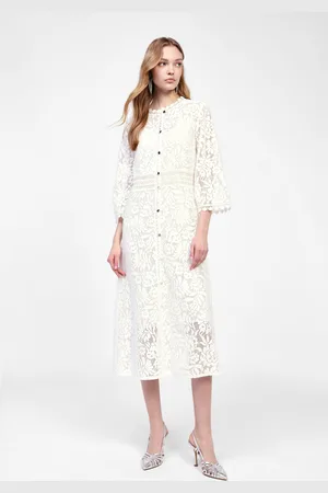 Dixie Robe mi-longue en dentelle