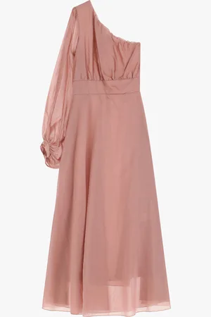 Dixie Robe longue à manche asymétrique