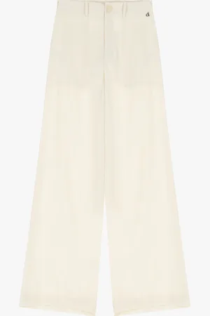 Dixie Pantalon à jambe large taille haute