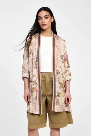 Dixie Manteau à motif floral