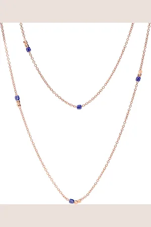 Dodo COLLIER MINI GRANELLI OR ROSE & CÉRAMIQUE