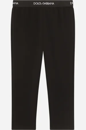 Dolce & Gabbana Leggings En Interlock Avec Élastique À Logo - Femme Pantalons Et Jupes 3 Years