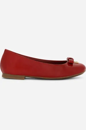 Dolce & Gabbana Patent Leather Ballet Flats With Metal Dg Logo - Femme Chaussures (24-38) Cuir 37