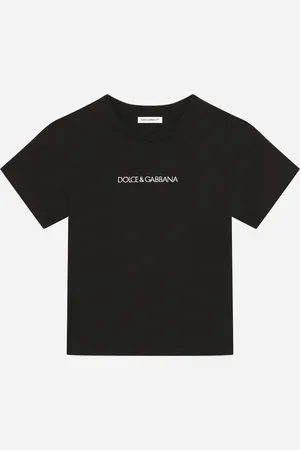 Dolce & Gabbana T-shirt En Jersey À Broderie Logo - Homme T-shirts Et Sweat-shirts Coton 4 Years