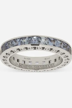 Dolce & Gabbana Bague Anna En Or 18 Ct Avec Saphirs Bleus - Femme Bagues Or 48