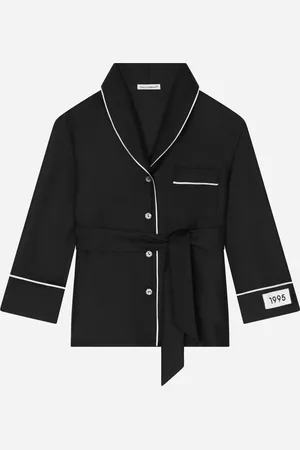 Dolce & Gabbana Chemise De Pyjama En Sergé De Soie - Femme Tops Et Chemisiers 2 Years
