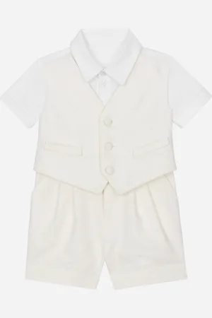 Dolce & Gabbana Barboteuse Avec Détail Gilet - Homme Manteaux Et Hauts Tissu 3 Months