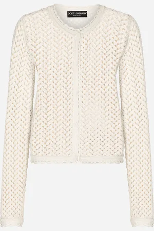 Dolce & Gabbana Veste Courte Au Crochet - Femme Pulls Viscose 38