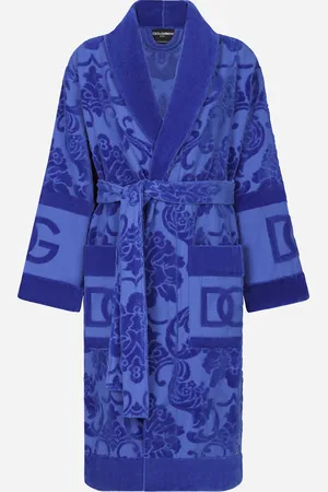 Dolce & Gabbana Peignoir De Bain En Éponge De Coton Jacquard - Peignoirs De Bain Unis S