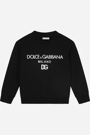 Dolce & Gabbana Sweat-shirt Ras De Cou En Jersey Avec Broderie Dg Milano - Homme T-shirts Et Sweat-shirts Coton 2 Years