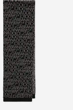 Dolce & Gabbana Écharpe En Maille Jacquard - Homme Accessoires Tissu S
