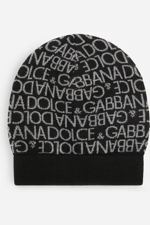 Dolce & Gabbana Bonnet En Maille Jacquard - Homme Accessoires Tissu S
