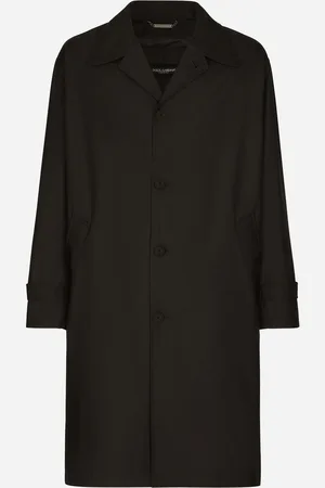 Dolce & Gabbana Trench En Nylon Avec Plaquette À Logo - Homme Manteaux Et Blousons Tissu 44