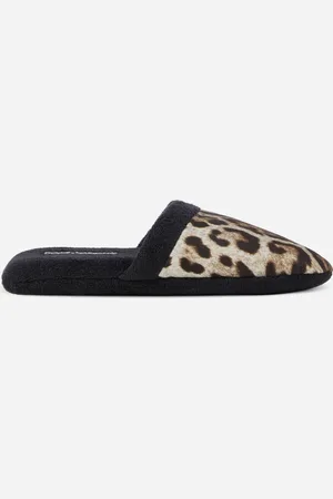 Dolce & Gabbana Cotton Terry Slippers - Pantoufles S