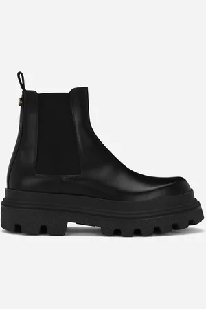 Dolce & Gabbana Bottines Chelsea En Cuir De Veau Brossé - Homme Bottines Et Bottes Cuir 40