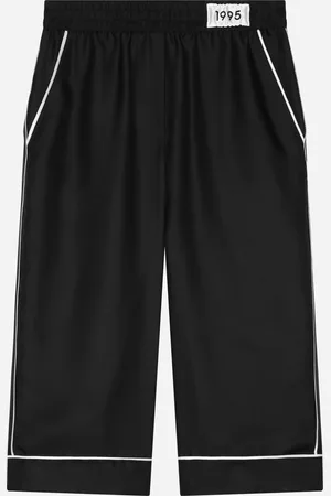 Dolce & Gabbana Pantalon De Pyjama En Sergé De Soie - Femme Pantalons Et Jupes 3 Years