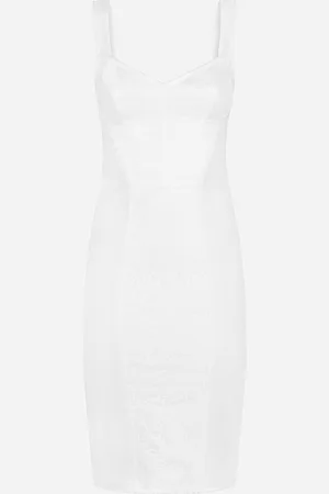 Dolce & Gabbana Corset Bustier Dress - Femme Robes Satin 40