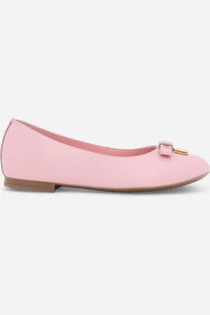Dolce & Gabbana Patent Leather Ballet Flats With Metal Dg Logo - Femme Chaussures (24-38) Cuir 28