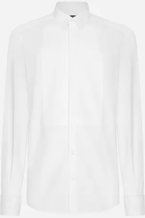 Dolce & Gabbana Chemise De Smoking Gold En Popeline De Coton - Homme Chemises 40