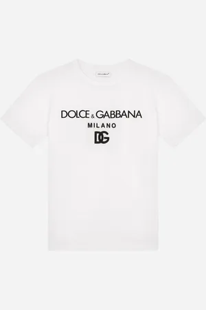 Dolce & Gabbana T-shirt En Jersey À Broderie Dg - Homme T-shirts Et Sweat-shirts 4 Years