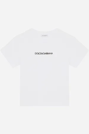 Dolce & Gabbana T-shirt En Jersey À Broderie Logo - Homme T-shirts Et Sweat-shirts Coton 3 Years