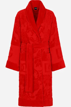 Dolce & Gabbana Peignoir De Bain En Éponge De Coton Jacquard - Peignoirs De Bain Unis S