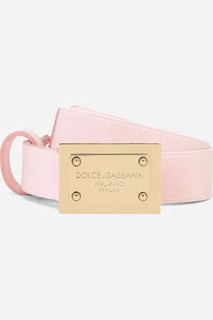 Dolce & Gabbana Ceinture Avec Plaquette À Logo - Femme Accessoires Tissu S