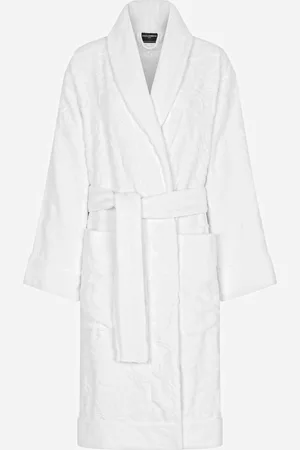 Dolce & Gabbana Peignoir De Bain En Éponge De Coton Jacquard - Peignoirs De Bain Unis Xs