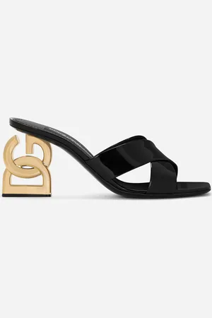 Dolce & Gabbana Mules 3.5 En Cuir Verni - Femme Mules Et Sabots Cuir 39