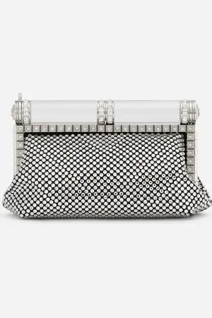 Dolce & Gabbana Sac En Satin Avec Strass Thermocollants - Femme Petits Sacs Et Pochettes Onesize