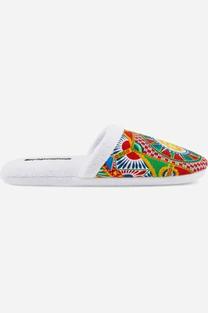 Dolce & Gabbana Cotton Terry Slippers - Pantoufles S