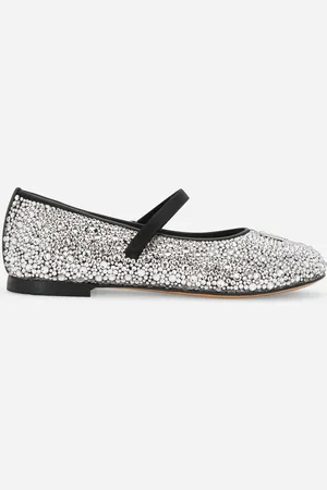 Dolce & Gabbana Ballerines En Satin Avec Strass Thermocollants - Femme Chaussures (24-38) 30