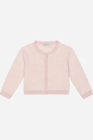 Dolce & Gabbana Cardigan Ras De Cou En Maille Jacquard - Homme Manteaux Et Hauts Coton 3/6 Months