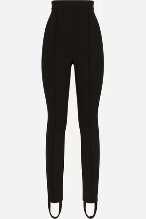Dolce & Gabbana Leggings À Étrier En Jersey Maille Milano - Femme Pantalons Et Shorts Viscose 38