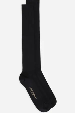 Dolce & Gabbana Chaussettes En Coton Fil D’écosse - Homme Chaussettes M