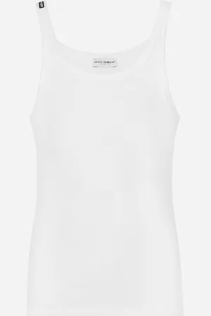 Dolce & Gabbana Débardeur En Coton Côtelé - Homme Sous-vêtements Et Loungewear Coton 3