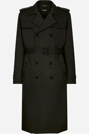 Dolce & Gabbana Trench Croisé En Nylon - Homme Manteaux Et Blousons 44
