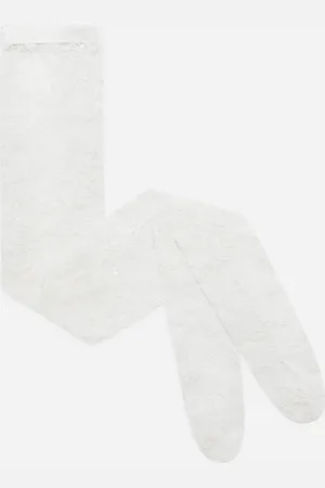 Dolce & Gabbana Collants En Dentelle Avec Élastique À Logo - Femme Chaussettes L