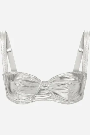 Dolce & Gabbana Soutien-gorge Balconnet En Jersey Stretch Enduit - Femme Lingerie 1b