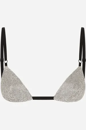 Dolce & Gabbana Crystal Mesh Bra - Femme Lingerie 1