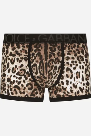 Dolce & Gabbana Boxer En Coton Bi-stretch À Imprimé Léopard - Homme Sous-vêtements Et Loungewear Imprim� Animalier Coton 3